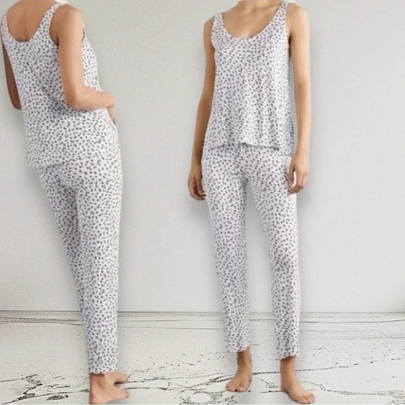 NEW LESET Nora Floral Print stretch modal pajama set Size XS - Picture 2 of 12